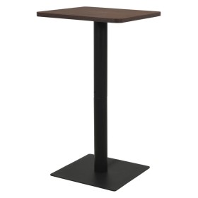 Dark ash bistro table 60x60x107 cm by , Kitchen and dining tables - Ref: Foro24-321925, Price: 114,26 €, Discount: %