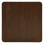 Dark ash bistro table 60x60x107 cm by , Kitchen and dining tables - Ref: Foro24-321925, Price: 116,99 €, Discount: %