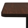 Mesa de bistró ceniza oscuro 60x60x107 cm de , Mesas de cocina y de comedor - Ref: Foro24-321925, Precio: 114,26 €, Descuento: %