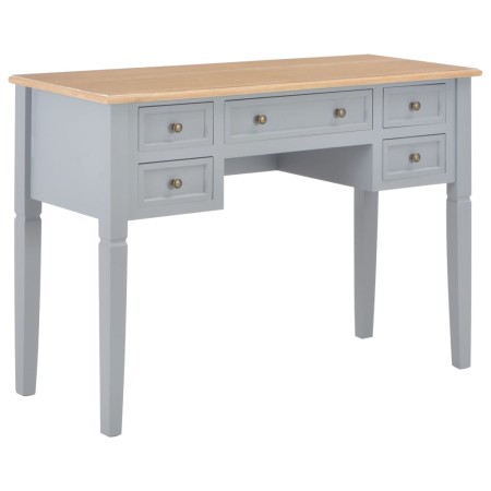 Gray wooden desk 109.5x45x77.5 cm by , Desks - Ref: Foro24-280070, Price: 271,99 €, Discount: %