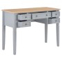 Gray wooden desk 109.5x45x77.5 cm by , Desks - Ref: Foro24-280070, Price: 271,99 €, Discount: %