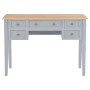 Gray wooden desk 109.5x45x77.5 cm by , Desks - Ref: Foro24-280070, Price: 271,99 €, Discount: %