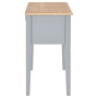 Gray wooden desk 109.5x45x77.5 cm by , Desks - Ref: Foro24-280070, Price: 271,99 €, Discount: %