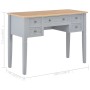 Gray wooden desk 109.5x45x77.5 cm by , Desks - Ref: Foro24-280070, Price: 271,99 €, Discount: %