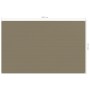 Taupe gray tent mat 250x400 cm by , Tent Accessories - Ref: Foro24-310743, Price: 28,99 €, Discount: %