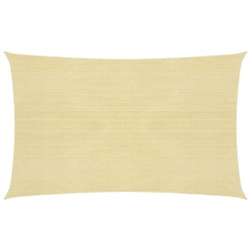 Beige HDPE sail awning 160 g/m² 2.5x4.5 m by , Umbrellas - Ref: Foro24-311125, Price: 30,27 €, Discount: %