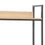 Computertisch aus Schwarz und Eiche, 120 x 60 x 138 cm von , Schreibtische - Ref: Foro24-20256, Preis: 101,99 €, Rabatt: %