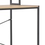 Black and oak computer desk 120x60x138 cm by , Desks - Ref: Foro24-20256, Price: 102,62 €, Discount: %