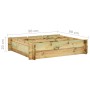 Blumenbeet aus imprägniertem Holz, 90 x 90 x 20 cm von , Töpfe und Pflanzgefäße - Ref: Foro24-41914, Preis: 33,99 €, Rabatt: %