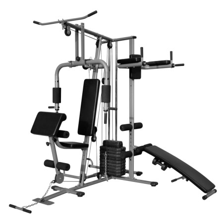 Multifunctional home gym machine 65 Kg by , Weight lifting machines - Ref: Foro24-90665, Price: 879,99 €, Discount: %