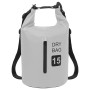 Waterproof aquatic bag with zipper PVC gray 15 L by , Water sports and sailing - Ref: Foro24-92752, Price: 19,99 €, Discount: %