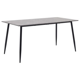 Gray MDF dining table 140x70x75 cm by , Kitchen and dining tables - Ref: Foro24-281571, Price: 179,75 €, Discount: %