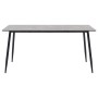 Gray MDF dining table 140x70x75 cm by , Kitchen and dining tables - Ref: Foro24-281571, Price: 179,99 €, Discount: %