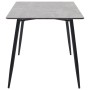 Gray MDF dining table 140x70x75 cm by , Kitchen and dining tables - Ref: Foro24-281571, Price: 179,99 €, Discount: %