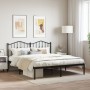 Bed frame with black metal headboard 183x213 cm by , Beds and slatted bases - Ref: Foro24-373794, Price: 105,99 €, Discount: %