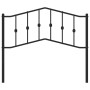 Black metal headboard 107 cm by , Headboards and footboards - Ref: Foro24-373819, Price: 21,59 €, Discount: %