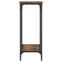 Mesa consola madera de ingeniería roble ahumado 75x30,5x75 cm de , Mesas auxiliares - Ref: Foro24-837709, Precio: 38,48 €, De...