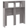 Cabecero LED madera ingeniería gris Sonoma 100x18,5x103,5 cm de , Cabeceros y pies de cama - Ref: Foro24-837335, Precio: 73,0...