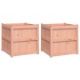 Garden planters 2 units solid Douglas wood by , Pots and planters - Ref: Foro24-837431, Price: 125,50 €, Discount: %