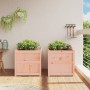 Garden planters 2 units solid Douglas wood by , Pots and planters - Ref: Foro24-837431, Price: 125,50 €, Discount: %