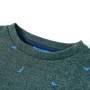 Children's sweatshirt dark green melange 92 by , Kids T-shirts - Ref: Foro24-12969, Price: 13,99 €, Discount: %