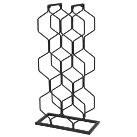 Home&Styling Wine rack for 8 bottles black metal by , Wine racks - Ref: Foro24-447481, Price: 24,81 €, Discount: %