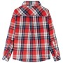 Red and navy blue children's checkered shirt 128 by , Kids T-shirts - Ref: Foro24-13172, Price: 12,99 €, Discount: %