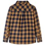 Cognac and blue children's checkered shirt 104 by , Kids T-shirts - Ref: Foro24-12955, Price: 10,99 €, Discount: %