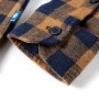 Cognac and blue children's checkered shirt 104 by , Kids T-shirts - Ref: Foro24-12955, Price: 10,99 €, Discount: %