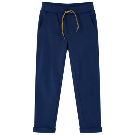 Pantalones infantiles con cordón azul marino 140