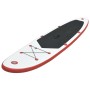 Rot-weißes aufblasbares Paddle-Board-Set von vidaXL, Paddleboards - Ref: Foro24-91581, Preis: 180,92 €, Rabatt: %