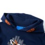 Children's navy blue hooded sweatshirt 128 by , Kids T-shirts - Ref: Foro24-13147, Price: 12,99 €, Discount: %