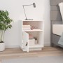 Solid white pine wood bedside table 40x34x55 cm by vidaXL, Nightstands - Ref: Foro24-818317, Price: 40,28 €, Discount: %