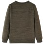 Dark khaki melange children's sweatshirt 140 by , Kids T-shirts - Ref: Foro24-13208, Price: 12,99 €, Discount: %