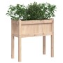 Outdoor planters with legs 2 pcs solid pine wood by , Pots and planters - Ref: Foro24-837555, Price: 71,99 €, Discount: %