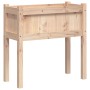 Outdoor planters with legs 2 pcs solid pine wood by , Pots and planters - Ref: Foro24-837555, Price: 71,99 €, Discount: %