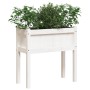 Outdoor planters with legs 2 pcs solid white pine wood by , Pots and planters - Ref: Foro24-837557, Price: 85,72 €, Discount: %