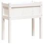 Outdoor planters with legs 2 pcs solid white pine wood by , Pots and planters - Ref: Foro24-837557, Price: 85,72 €, Discount: %