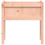 Planter with solid Douglas fir wood legs 70x31x70 cm by , Pots and planters - Ref: Foro24-837560, Price: 42,36 €, Discount: %