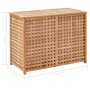 Cesto para la ropa sucia madera maciza de nogal 87,5x46x67 cm de vidaXL, Cestas para ropa - Ref: Foro24-247604, Precio: 148,4...