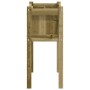 Planter with impregnated pine wood legs 70x31x70 cm by , Pots and planters - Ref: Foro24-837562, Price: 43,99 €, Discount: %