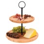 Excellent Houseware Bandeja de 2 niveles de bambú redonda 16,5/21,5 cm de , Bandejas - Ref: Foro24-447448, Precio: 17,28 €, D...