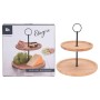 Excellent Houseware Bandeja de 2 niveles de bambú redonda 16,5/21,5 cm de , Bandejas - Ref: Foro24-447448, Precio: 17,28 €, D...