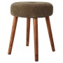 Home&Styling Dark green stool Ø35x45 cm by , Folding stools and chairs - Ref: Foro24-447460, Price: 35,36 €, Discount: %