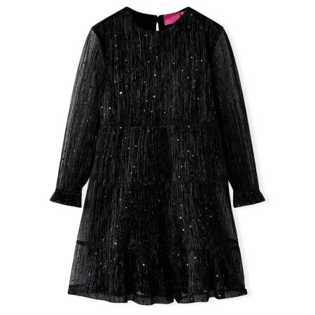 Black long sleeve children's dress 140 by , Children's dresses - Ref: Foro24-14886, Price: 21,99 €, Discount: %