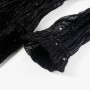 Vestido infantil de manga larga negro 116