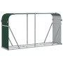 Leñero de acero galvanizado verde 234x45x100 cm de , Bolsas y soportes de leña - Ref: Foro24-364545, Precio: 62,73 €, Descuen...