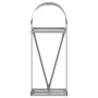 Light gray galvanized steel firewood rack 40x45x100 cm by , Firewood bags and holders - Ref: Foro24-364547, Price: 40,85 €, D...