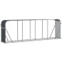 Anthracite gray galvanized steel log holder 300x45x100 cm by , Firewood bags and holders - Ref: Foro24-364566, Price: 67,99 €...