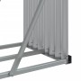 Anthracite gray galvanized steel log holder 300x45x100 cm by , Firewood bags and holders - Ref: Foro24-364566, Price: 67,99 €...